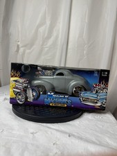 Muscle Machines 1941 Willys Coupe Silver 118 Diecast Blown Engine New Sealed Muscle Machines 1941 Willys Coupe Silver 118 Diecast Blown Engine New Sealed