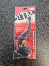 Titax Clutch Lever Short Black - Honda - TTXLBK16A