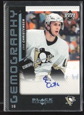2006-07 Upper Deck Black Diamond #G-EC Erik Christensen Gemography