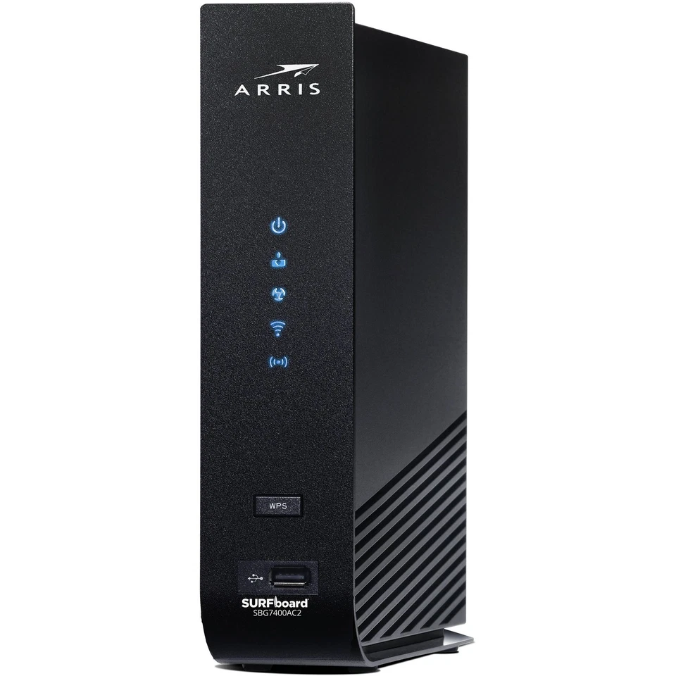 ARRIS SURFboard SBG7400AC2 DOCSIS 3 Cable Modem Router Certified Refurbished - Image 3 of 4