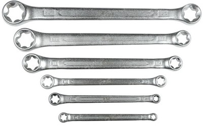 Doppel-Ringschlüsselsatz SWSTAHL 01560L Chrom-Vanadium-Stahl Premium