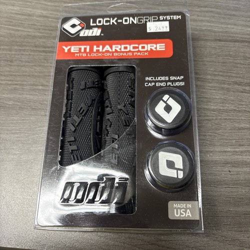 ODI Yeti Hard Core Grips - Black, Lock-On