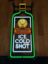 J&auml;germeister ICE COLD SHOT Leuchtreklame Leuchtschild/Neonschild Werbeschild