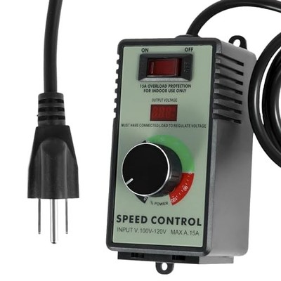 AC Motor Speed Controller, 110-120V 15A 4000W Variable Speed Controller 