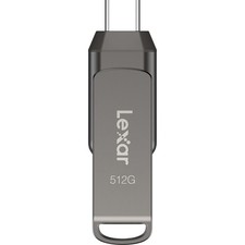 Lexar JumpDrive Dual Drive D400 512GB USB 3.2 Gen 1 Type-C Flash Drive