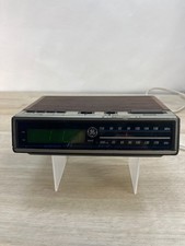 Vintage General Electric GE Digital AM/FM Clock Radio WOODGRAIN 7-4618B Works