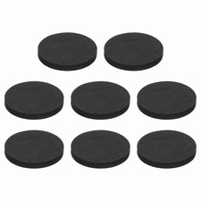 8 Pcs Single Sided Speaker Isolation Feet Pads, 40mmx5mm Foam Base Pad, Black