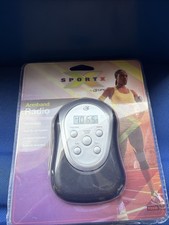 Digital Radio AM FM with Sport Armband and Earbuds Black Silver GPX New NIP