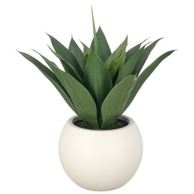 Kunstpflanze Agave attenuata, Farbe grün, inkl. Kunststoff-Topf, Höhe ca. 50 cm