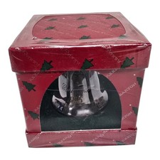 Reed  Barton 1995 Silver Plated Christmas Bell Ornament Engraved X-mas NEW