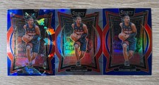 2024/25 Panini Select Alexandre Sarr #73 Silver & Blue Prizm & Blue Cracked Ice