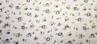 Laura Ashley Vintage Floral Queen Fitted Sheet Sm Purple Flowers