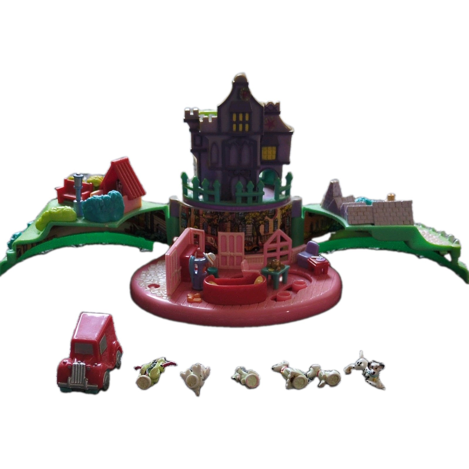 Vintage Bluebird Disney 101 Dalmatians Playset House 1996