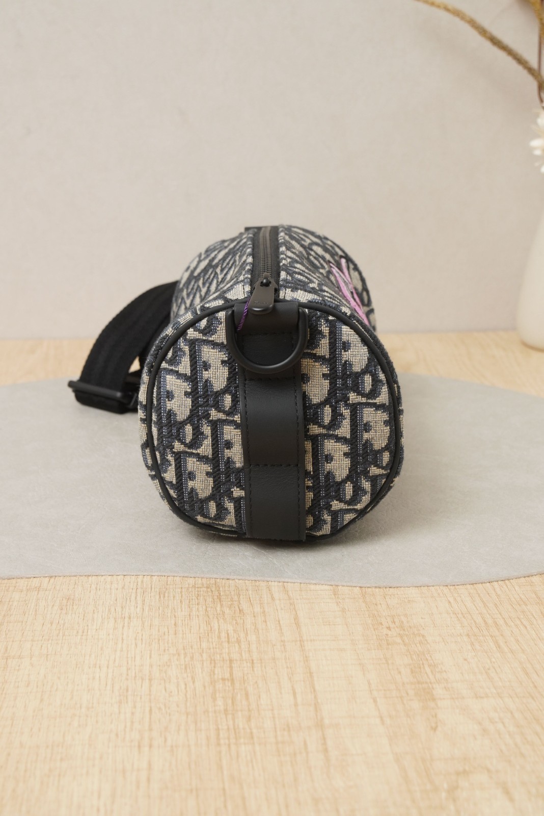 Dior Roller Mini Bucket Bag Rabbit Embroidery Monogram Canvas/Strap thumbnail 5