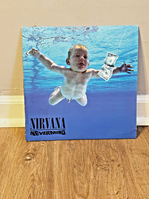Nirvana Nevermind Vinyl LP DGC 24425 Black Record Grunge 90s VG+