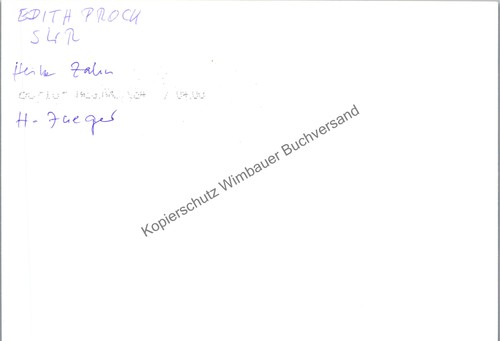 Original Autogramm Edith Prock, Heike Zahn und Helmut Jaeger /// Autograph signi - Bild 2 von 2