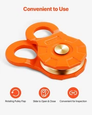 30 Ton Snatch Block Pulley Snatch 66,000 Lbs Capacity Off Road Recovery Tractor