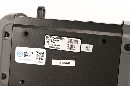 Shure PGX14 Wireless Beltpack System J6 Band - 572-590 MHz (NO PSU) CG010W8 - Afbeelding 9 van 15
