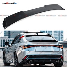 Gloss Black Rear Window Roof Visor Spoiler For 2021-2026 Lexus Is300 Is350 Is500
