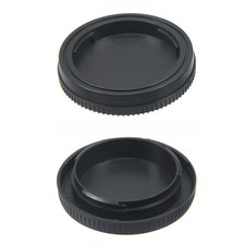 Camera Body Front Cap Rear Lens Cover For Sony A6300 A6000 A6400 A7R2 A7M3 ILD
