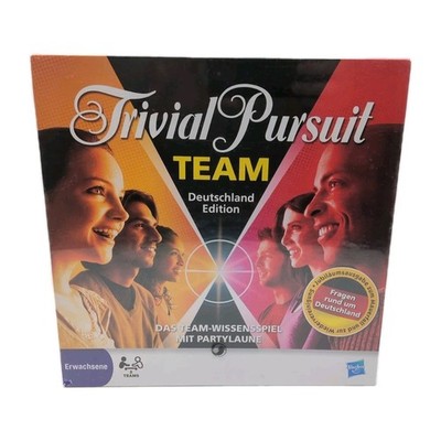 Hasbro Trivial Pursuit Team Deutschland Edition Jubiläumsausgabe für 2 Teams