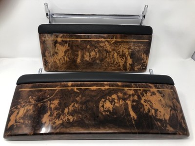 1995 -2003 JAGUAR VANDEN PLAS Rear SEAT TABLES Woodgrain Trays X300 X308 XJ8 OEM