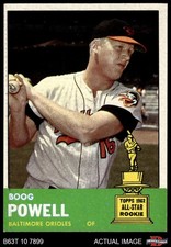 1963 Topps #398 Boog Powell Orioles ASR 7 - NM