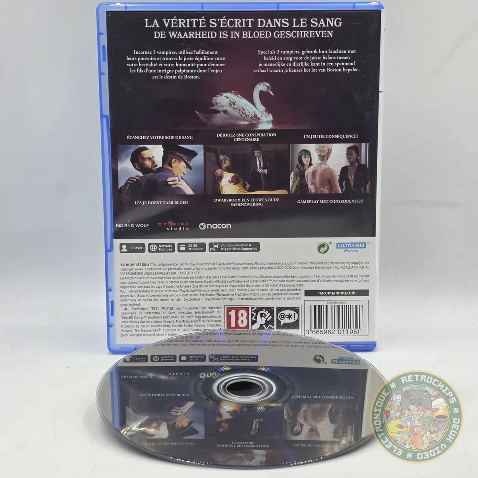 Vampire The Masquerade Swansong PS5, photo 2 sur 3