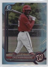 2022 Bowman Draft Chrome Sky Blue Refractor Cristhian Vaquero #BDC-64 0i7f