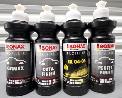 Sonax Bundle Cut Max Cut & Finish EX 04-06 Perfect Finish 8oz New