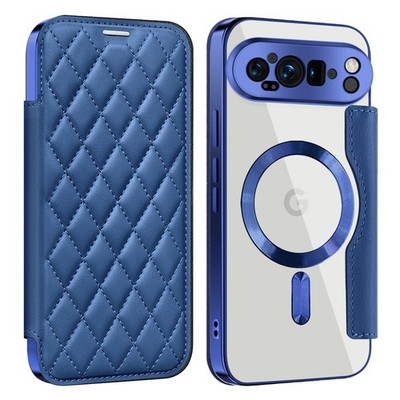 For Google Pixel 10 Pro XL/10 Pro/10 Flip Card Wallet Clear Back Magnetic Case