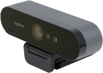 Logitech BRIO 4K Webcam V-U0040 - Webcam mit Mikrofon + Montageclip - 860-000589
