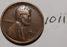 1924-S Lincoln Wheat Cent   #1011