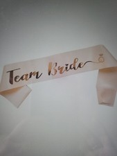 Set Of 4 Team Bride Sashes For Bachelorette Party