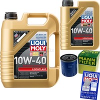 Mann Inspektionspaket 6L Liqui Moly 10W-40 FüR Peugeot 206 SchräGheck 1.4I