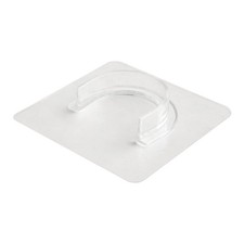 Premium Plastic Shower Rod Bracket with Adjustable Grip No Drilling Required