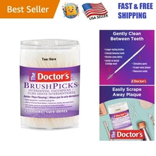 Interdental Brushpicks - 275 Pack for Gentle Gum Stimulation & Plaque Removal