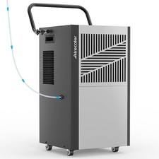 Airecoler 70L Commercial Dehumidifier with Pump & Drain Hose for Basements &