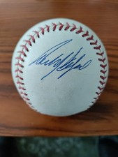 Carlos Delgado Autographed OMLB Baseball Toronto Blue Jays
