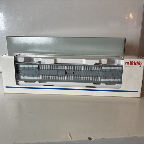 Märklin 4796 ,Doppelpack- Niederflurwagen "Rollende Landstrasse" grau, neu "Ovp" | Condition: Neu