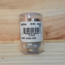 Dillon Precision Case Gage;  Stainless Steel;  For 223;  13254