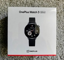 OnePlus Watch 3 - 43mm - Black Steel - Brand NEW SEALED Fast Free Shipping