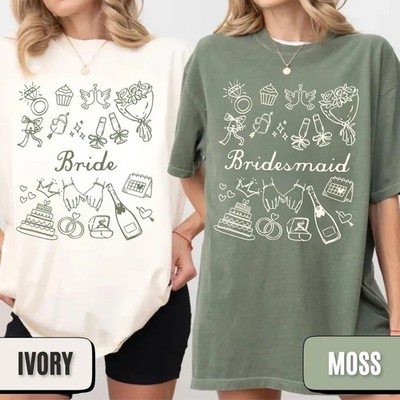 Bride Bridesmaid Bridal Party Comfort Tee