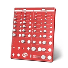 Thread Checker, 42 Nut and Bolt Identifier Gauge, Bolt Size and Thread Gauge,...