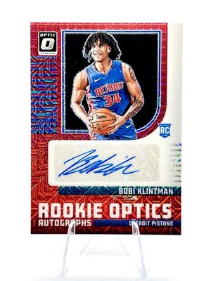 Bobi Klintman 2024-25 Donruss Optic Rookie Optics Autos #ROA-KLT Pistons