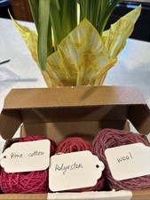 Pink Yarn Lot - Pima Cotton, Wool, Poly