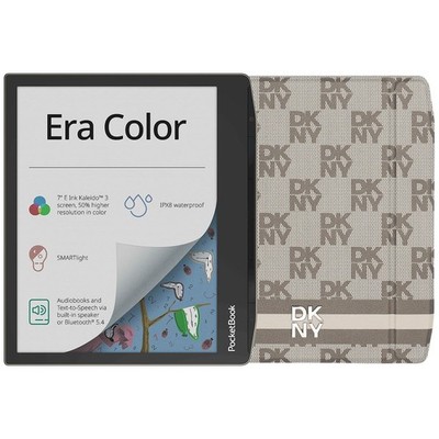 PocketBook 7'' Era Color Bundle - DKNY Smoky Beige 32 GB E Ink Kaleido  Bluetooth