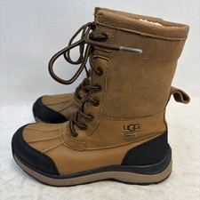 EUC UGG Womens Sz 6 Adirondack III Short Chestnut Leather Wateproof Boot 1095141