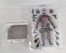 Valaverse ACTION FORCE Crimson Shadow Infantry - New with Stand - OFF CARD