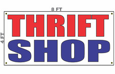 Thrift Shop Banner Sign 4x8